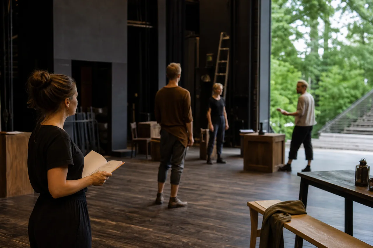 Friluftsteater och sommarteater under bar himmel